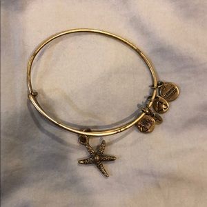 Alex and Ani gold starfish bracelet